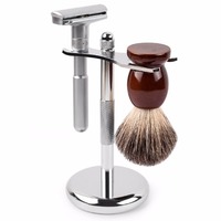 QSHAVE-Regulowana maszynka do golenia dla mężczyzn, podwójna krawędź, klasyczne męskie golenie 1-6 łagodne do agresywnego, golarka do usuwania włosów, 5 ostrzy 5